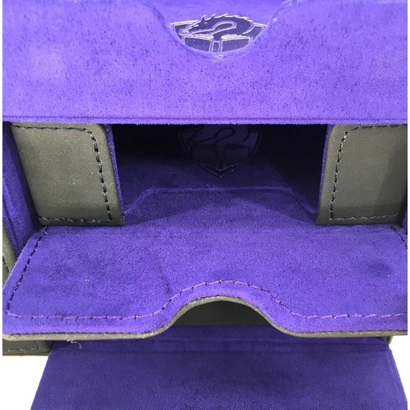 GAMEGENIC Deck Box The Academic 133+ XL BLACK/PURPLE Tolarian Kickstarter Bundle - Picture 6 of 14